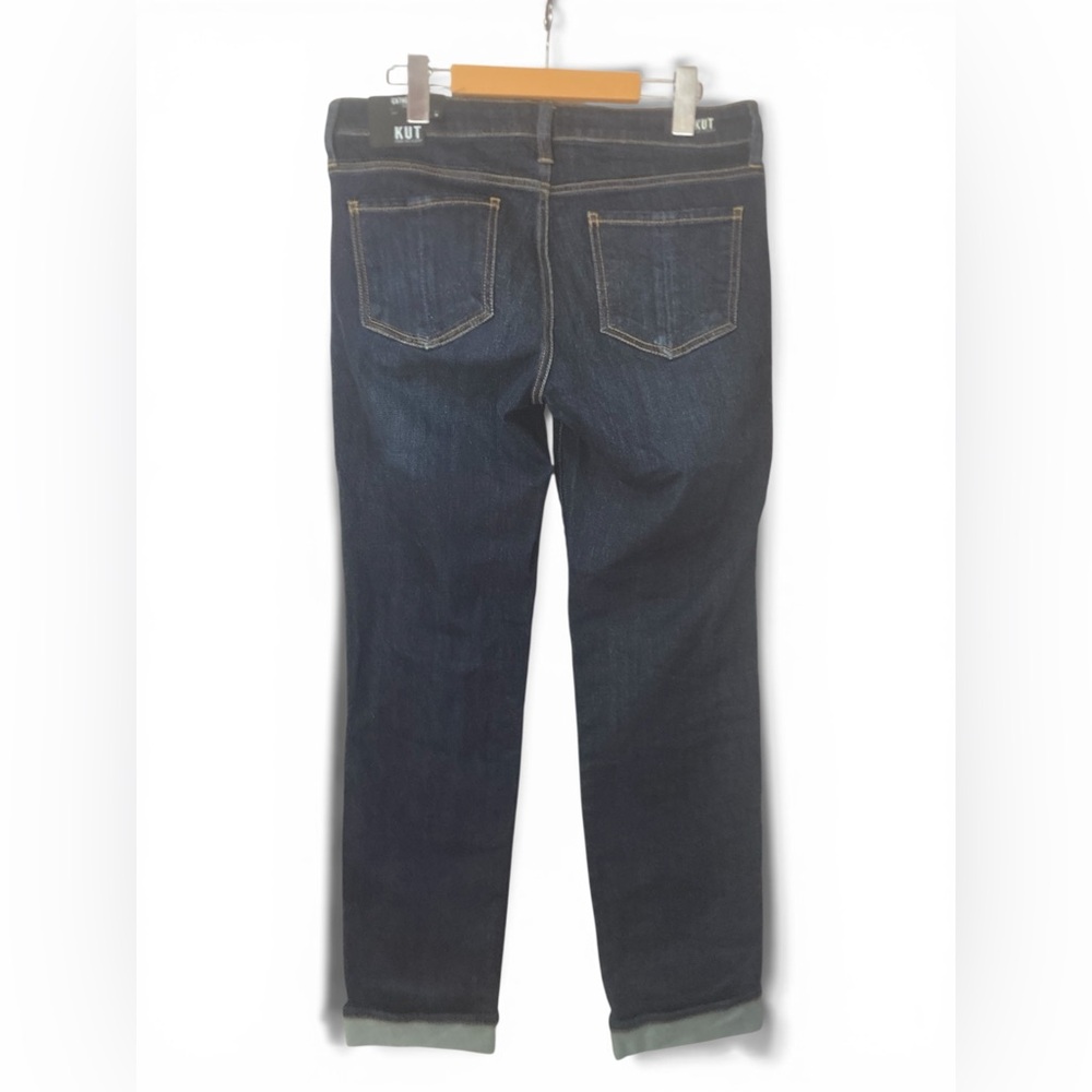 Kut from the Kloth Women’s Catherine Boyfriend Jeans Size 6 NWT Cropped Denim - Picture 2 of 9